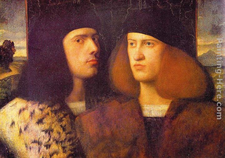 Giovanni Cariani Portrait of Two Young Men